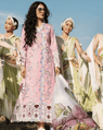 cotton chikankari luxury embriodered unstitced 3pc✓